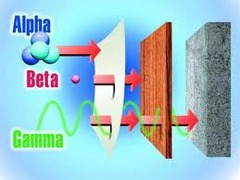 Arrange alpha, beta, and gamma particles in order of increasing ability to penetrate matter.