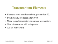 transuranium elements